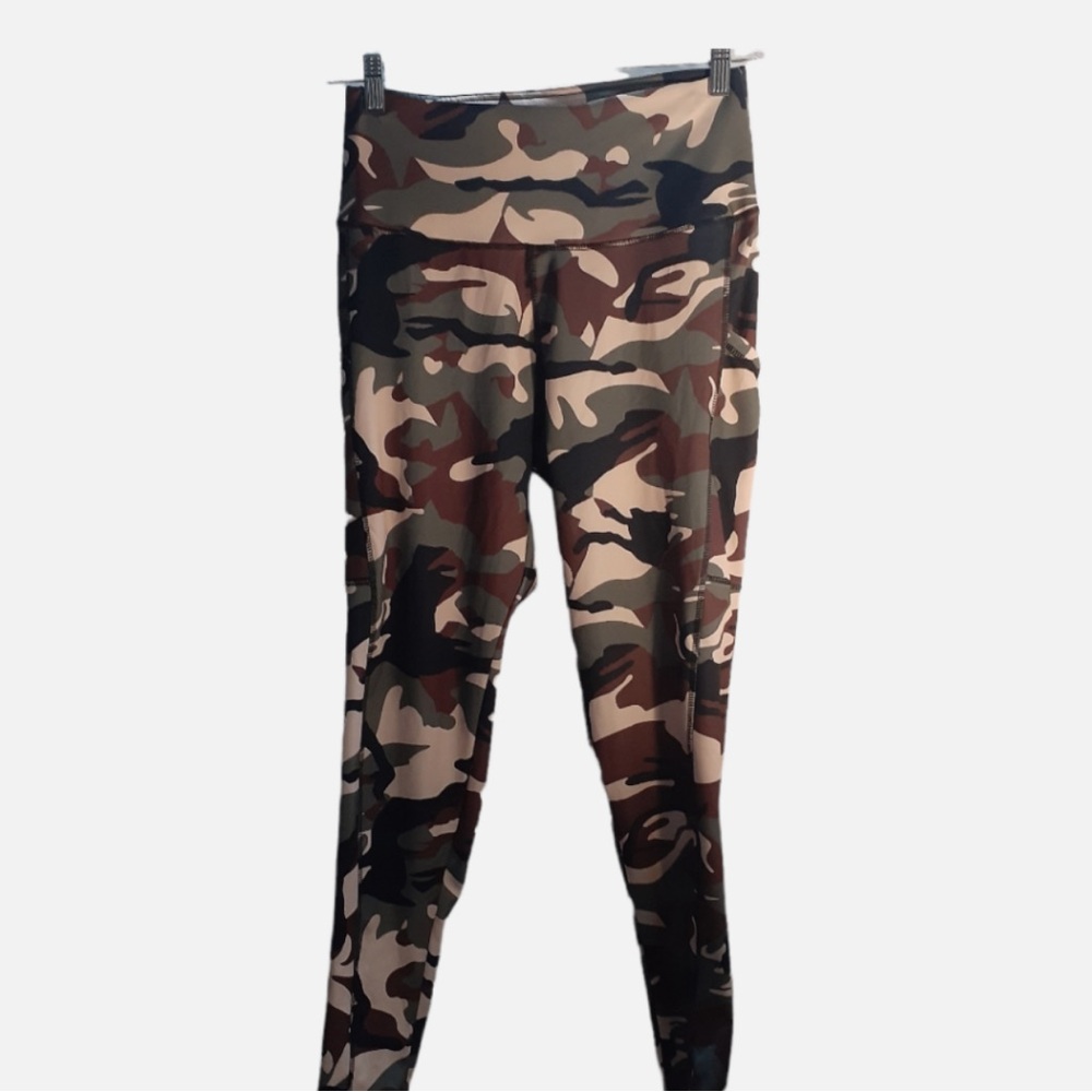 New Look Sports Yoga Pants Camo Sz 1X